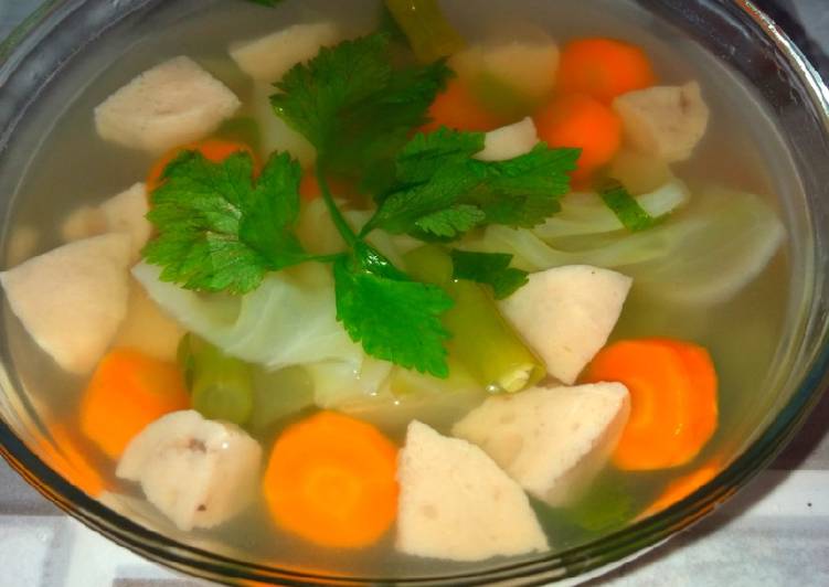 Soup Racik Bakso Sapi Ala dapur Ening