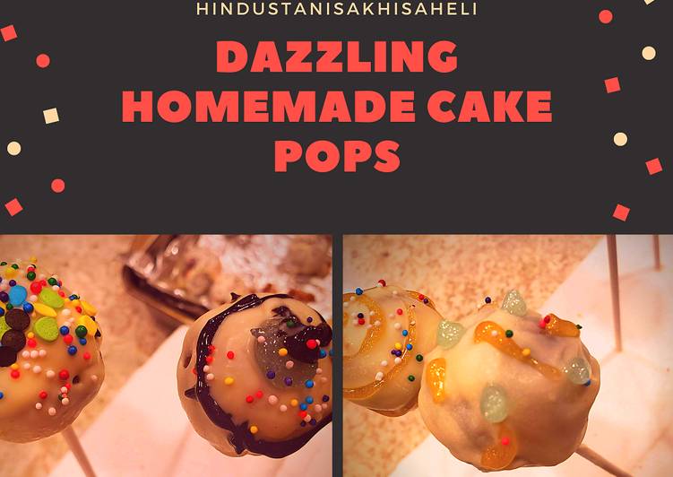 Simple Way to Prepare Perfect Dazzling Homemade Cake Pops