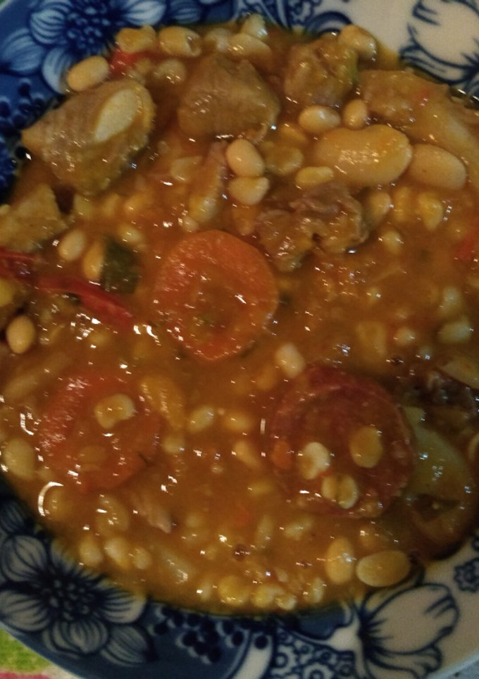 Una foto de Locro sencillo
