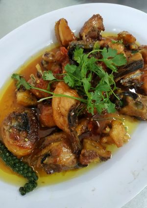 Hình của món Gà chiên mắm.