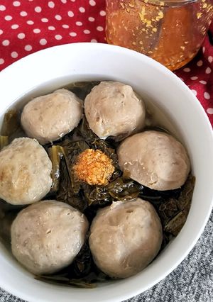 Foto resep Sayur asin baso