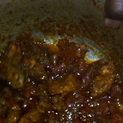 A picture of Pork masala stew.