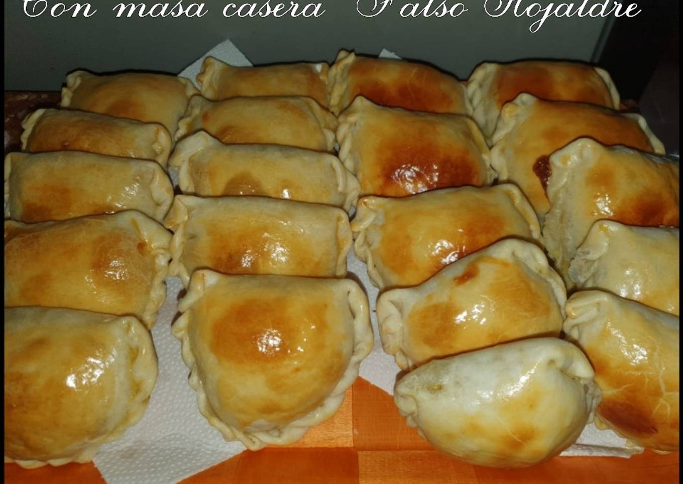 Empanadas al Horno Con masa casera "Falso Hojaldre"
