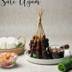 A picture of Sate Ayam Bumbu Kecap Pedas.