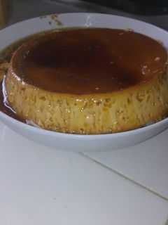 Una foto de Flan de coco