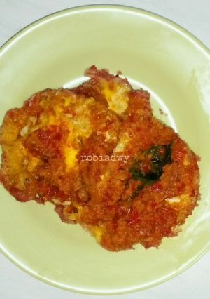 Foto resep Telor Ceplok Balado Sederhana untuk Pemula