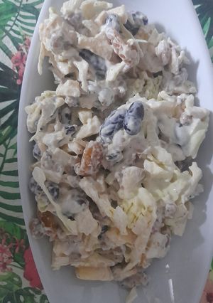A picture of Russian salad.