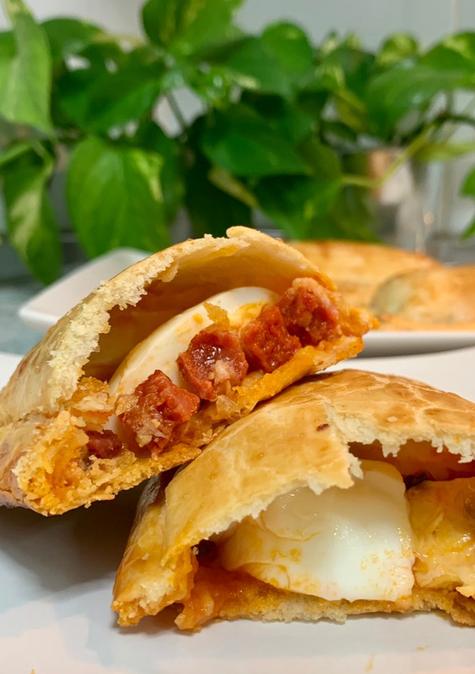 Una foto de Huevos envueltos