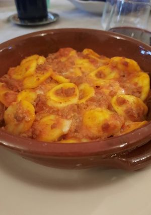 Foto di Orecchiette al forno in coccio
