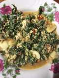 ผักขมผัดไข่