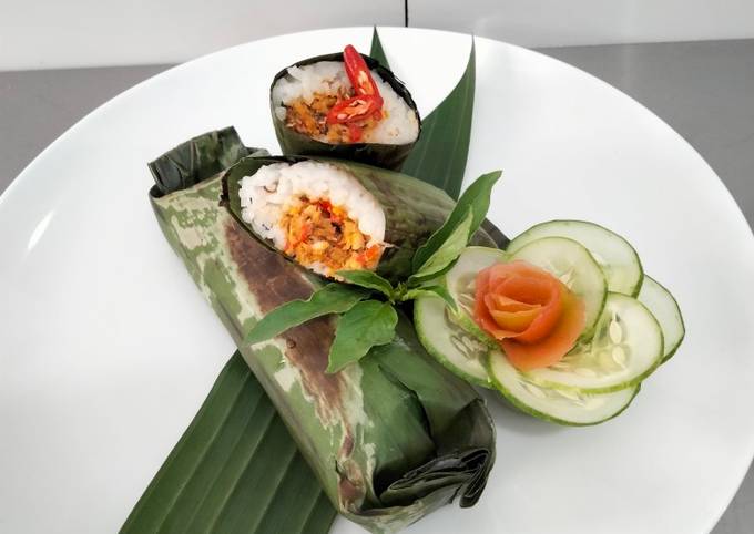 Resep Nasi Bakar Ikan Cakalang Oleh Awwa Cookpad