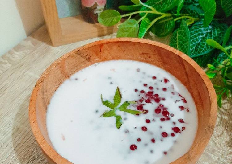 resep cara bikin Bubur Mutiara Kuah Santan ?