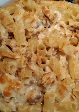 Foto de Macarrão no forno