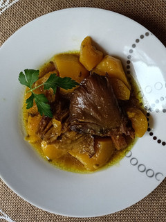 Una foto de Patatas guisadas con setas
