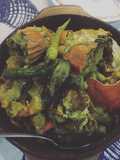 Seafood w Gata w Vegetables Crabs n Shrimp