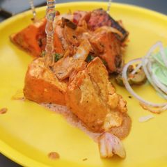 A picture of Tandoori paneer tikka.