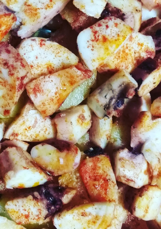 Una foto de Pulpo a la gallega