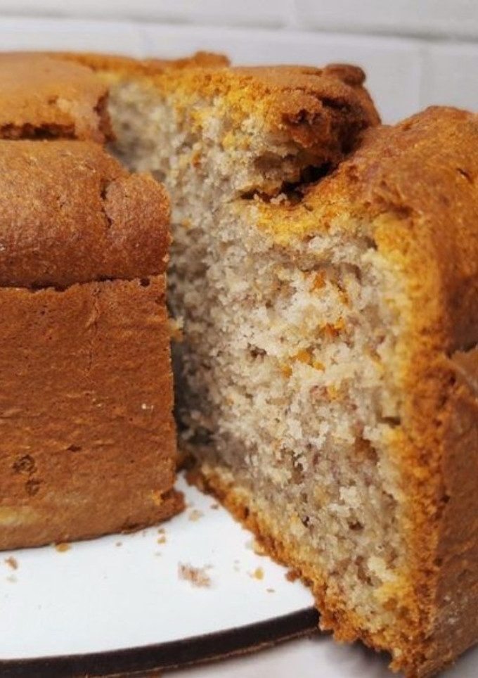 Una foto de Torta de banana SIN azúcar