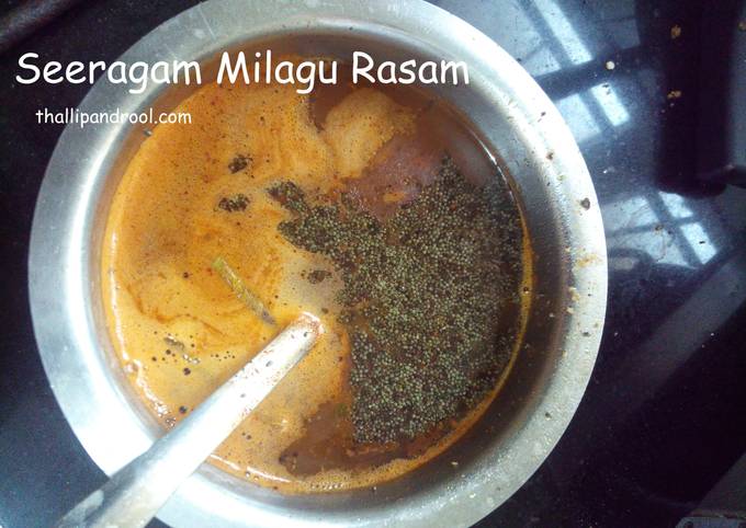Seeragam Milagu Sathumadhu / Jeera-Pepper Rasam