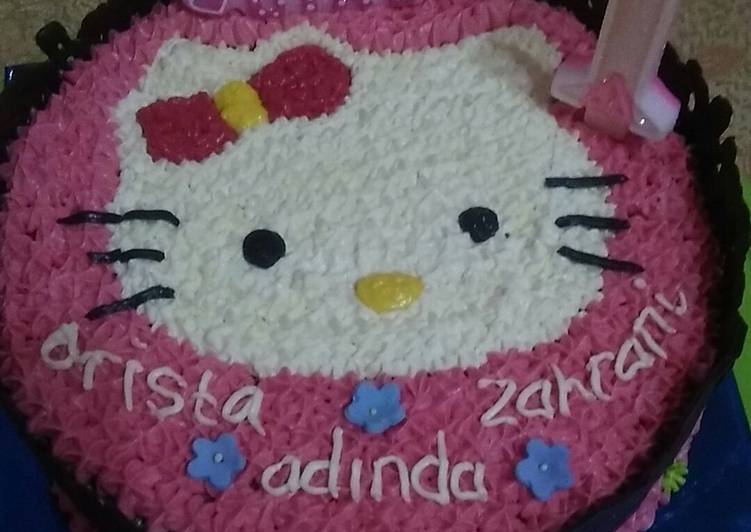 Resep: 1.Tart carakter hello kitty yang Nikmat