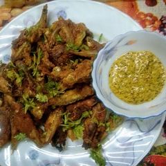 A picture of Bengali  Recipe  Mourala  Mach  Bhaja.
