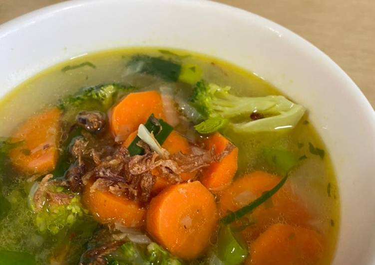 Sup Daging, Broccoli & Wortel