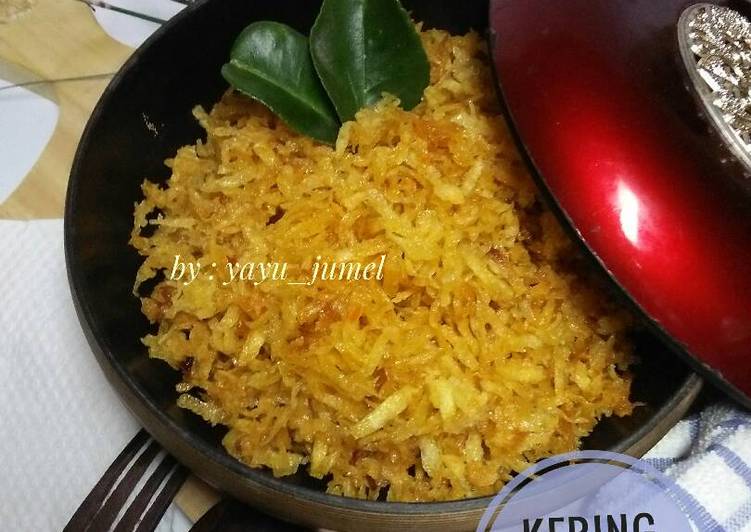 Resep Kering Kentang Krispi, Bikin Ngiler