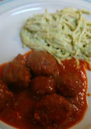 Una foto de Albóndigas en chipotle