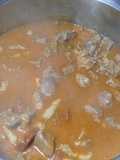 Cabezada de cerdo en salsa