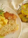 Manchego Cheese with Pink Peppercorns