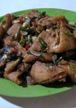 Foto resep Oseng tahu & ikan asin super pedes