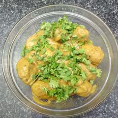 A picture of Dum Aloo.