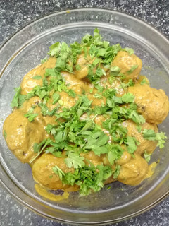 A picture of Dum Aloo.