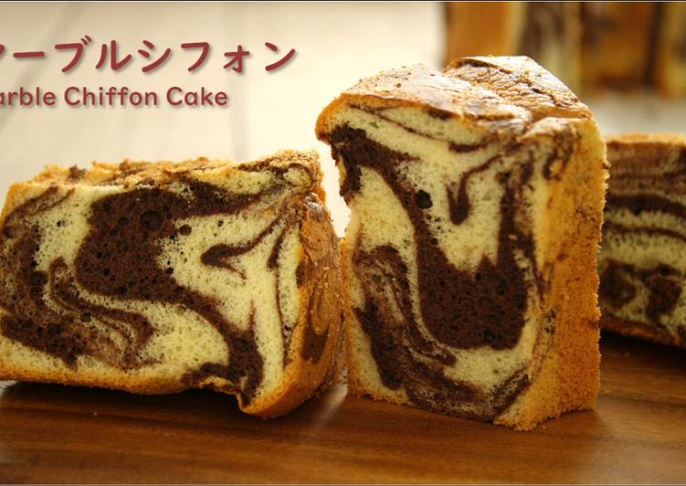 Cocoa Marble Chiffon Cake Cocoa Marble Chiffon Cake