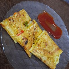 A picture of Moong dal chilla.