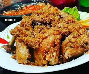 Masakan Unik Ayam Goreng kremes lengkuas Ala Rumahan