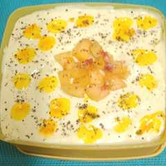 🍑Peach 🍑, Saffron & Cardamom Shrikhand Fro Yo (No Cook Recipe) (Vrat Special)-レシピのメイン写真