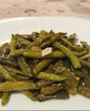 Fagiolini Fini in Padella con Olio di Oliva Extravergine e Aglio