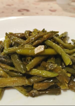 Foto di Fagiolini Fini in Padella con Olio di Oliva Extravergine e Aglio