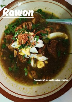Foto resep Rawon daging sapi