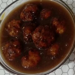 A picture of Veg manchurian.