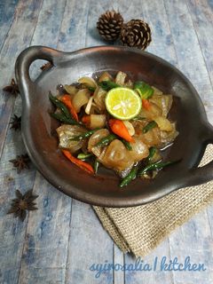 Foto resep Oseng Kikil Cabai Ijo