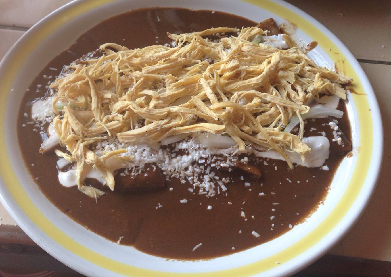 Enchiladas de mole