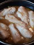 114. Filetes de merluza con patatas