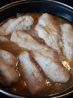 Una foto de 114. Filetes de merluza con patatas