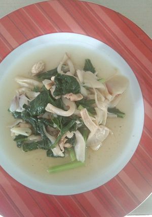 Foto resep Cah sawi jamur