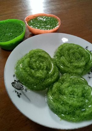 Foto resep Puding lumut cantik