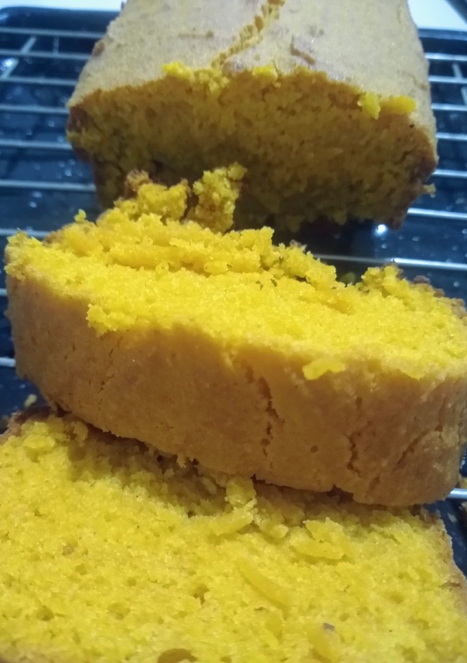 Una foto de Budín de mandarinas vegano, sin gluten