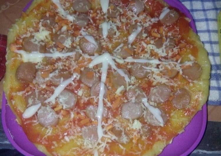 Pizza teflon tanpa ragi