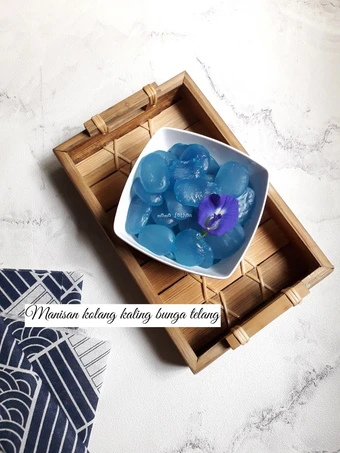 Langkah Mudah untuk Membuat Resep Manisan kolang kaling bunga telang yang Sempurna Anti Ribet, Mantap